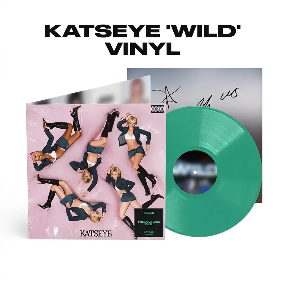 (PREVENTA) KATSEYE - WILD - Vinilo (LP) Precious Jade Firmado 1