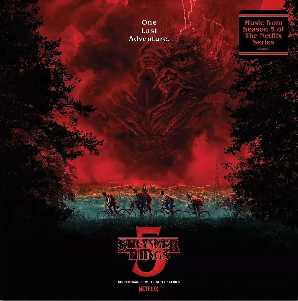 Stranger Things - The Soundtrack - Vinilo (LP) Sea Blue Smoke Color 2