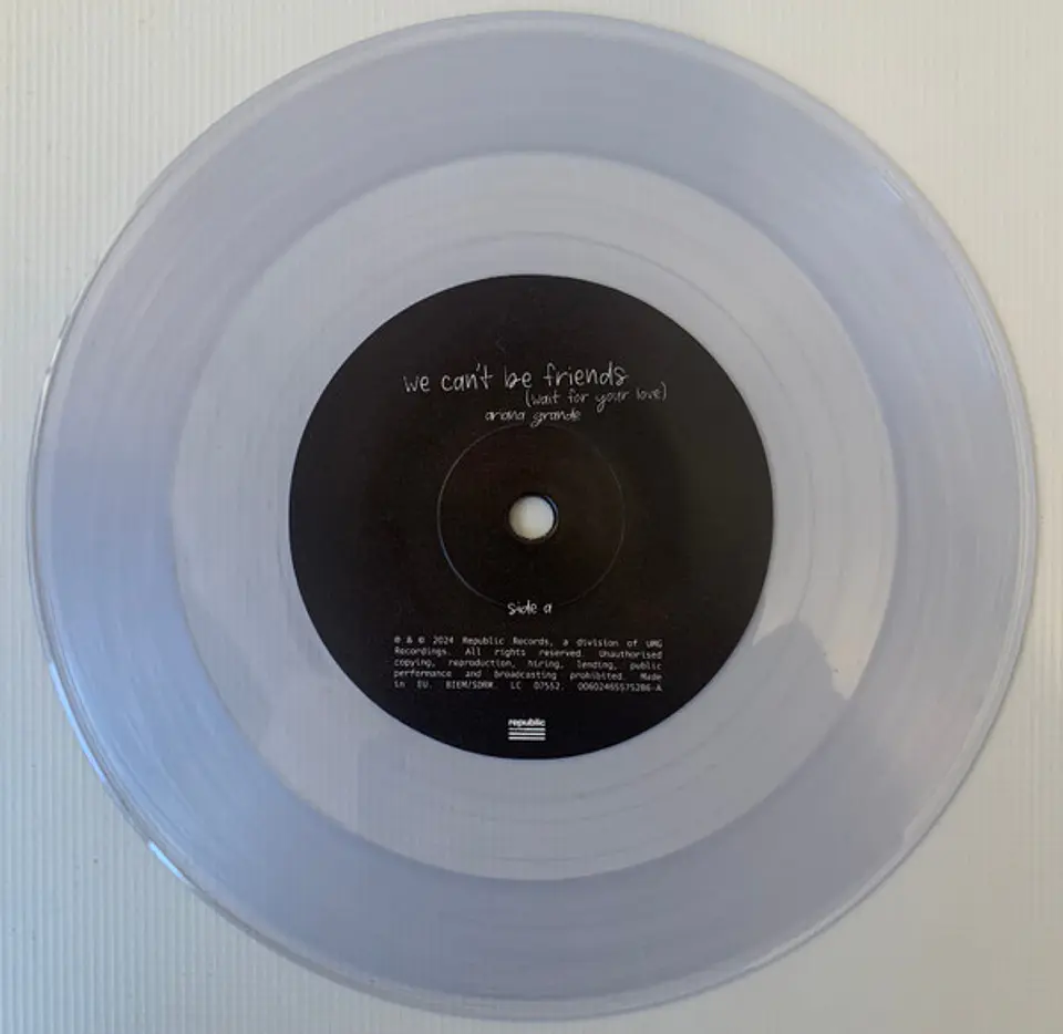 Ariana Grande - we can't be friends (wait for your love) - Vinilo 7