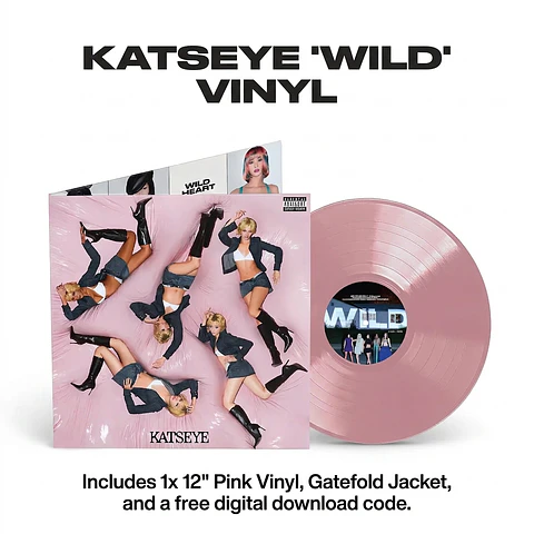 KATSEYE - WILD - Vinilo (LP) Salmon Edición Limitada