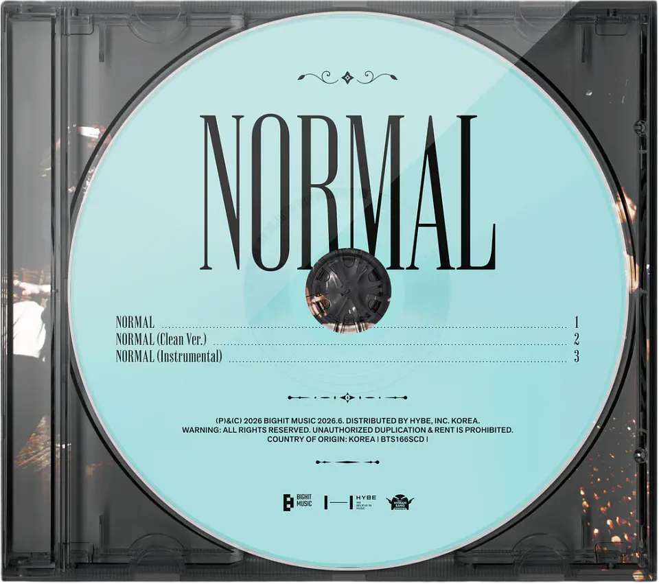 BTS - NORMAL - CD Single Original & Instrumental 2