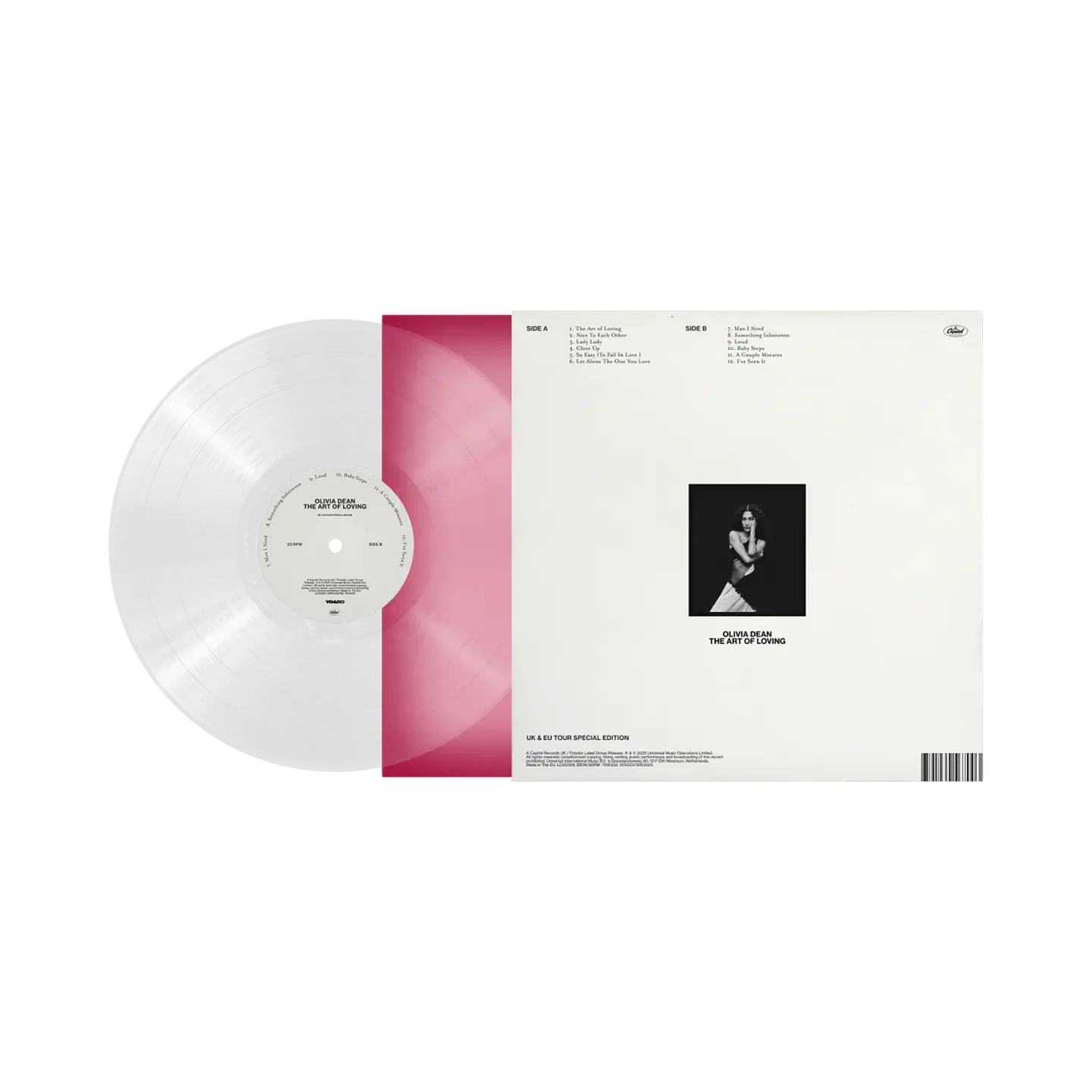 Olivia Dean - The Art Of Loving - Vinilo (LP) Ultra Clear UK/EU Tour Edition 2