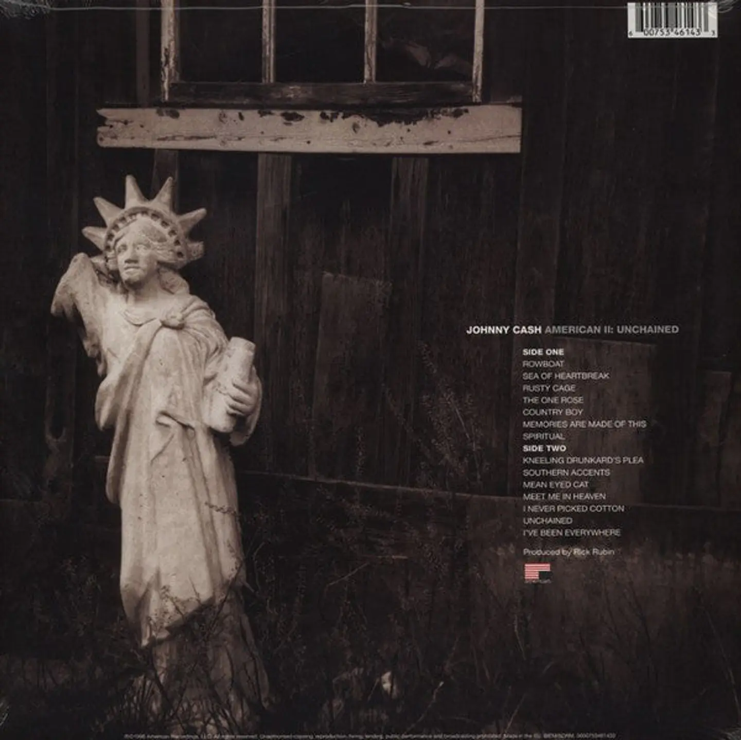 Johnny Cash - American II: Unchained - Vinilo (LP) 180 Gramos Reedición/Repress 3