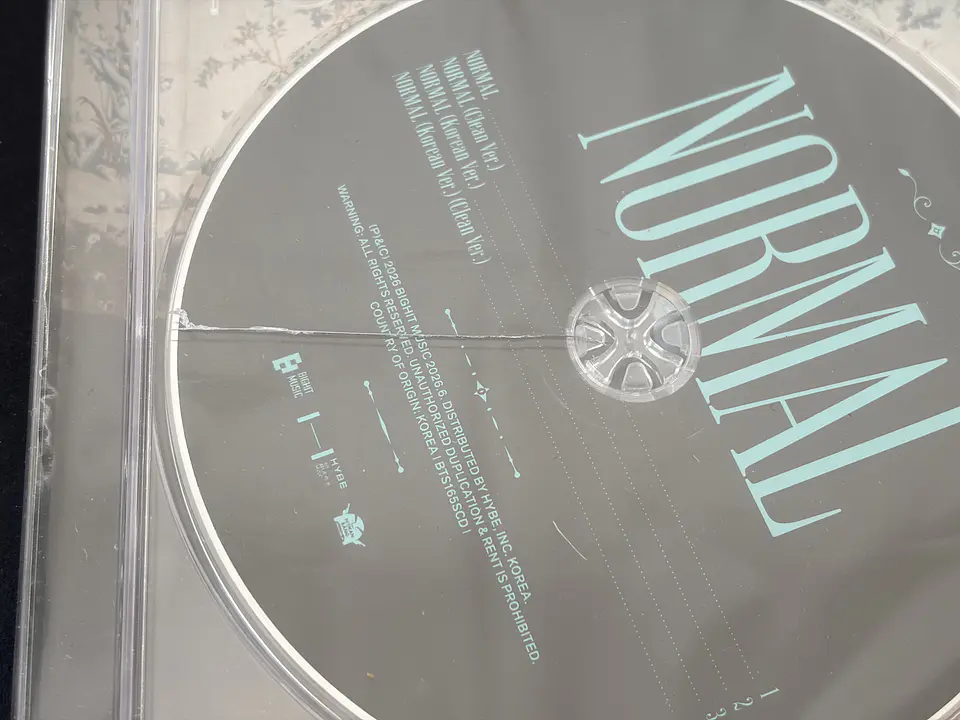[con detalle] BTS - NORMAL - CD Single Original & Korean Ver 2