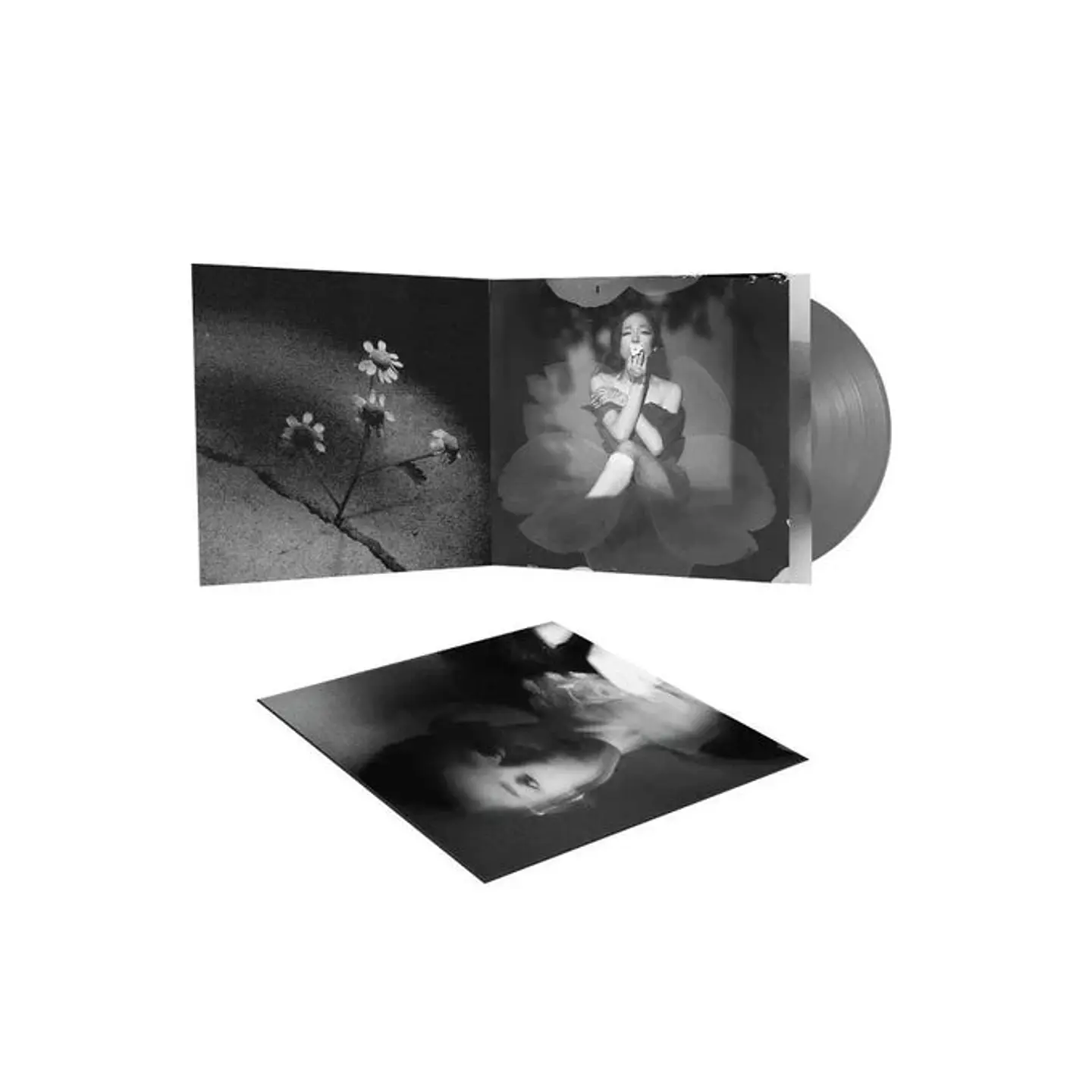 [con detalle] Ariana Grande - petal - Vinilo (LP) Target Gray Skies Edición Limitada 2