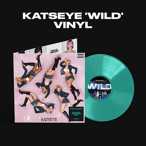 KATSEYE - WILD - Vinilo (LP) Indie-Exclusive Aquamarine Indie-Exclusive