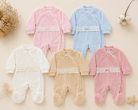 Babygrow Laminado com Renda