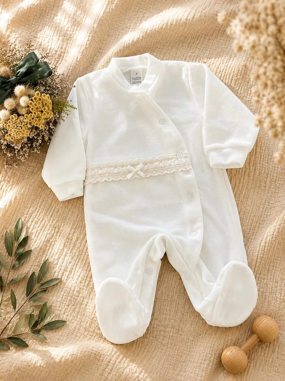 Babygrow Laminado com Renda 5