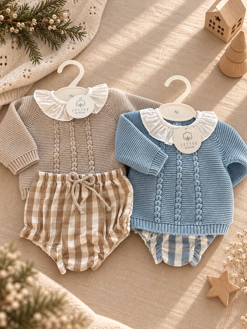 Conjunto Tapa Fralda Xadrez 1