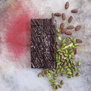 Dessert Bar: Dubái Frambuesa | Chocolate 56% cacao | 215gr