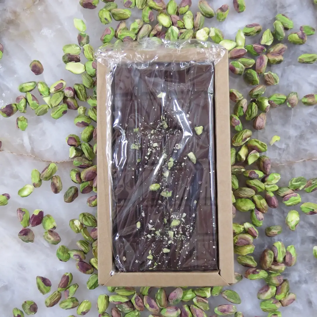 Dessert Bar: Emerald Caramel Chocolate Dark 56% | 215 gr  4