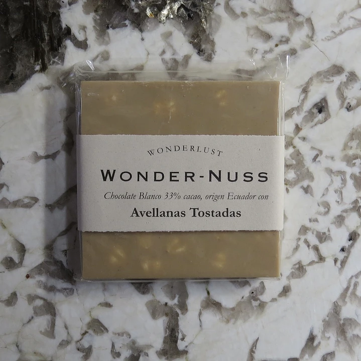 Wonder-Nuss | Avellanas y Chocolate Blanco 33% cacao | 100 gr 1