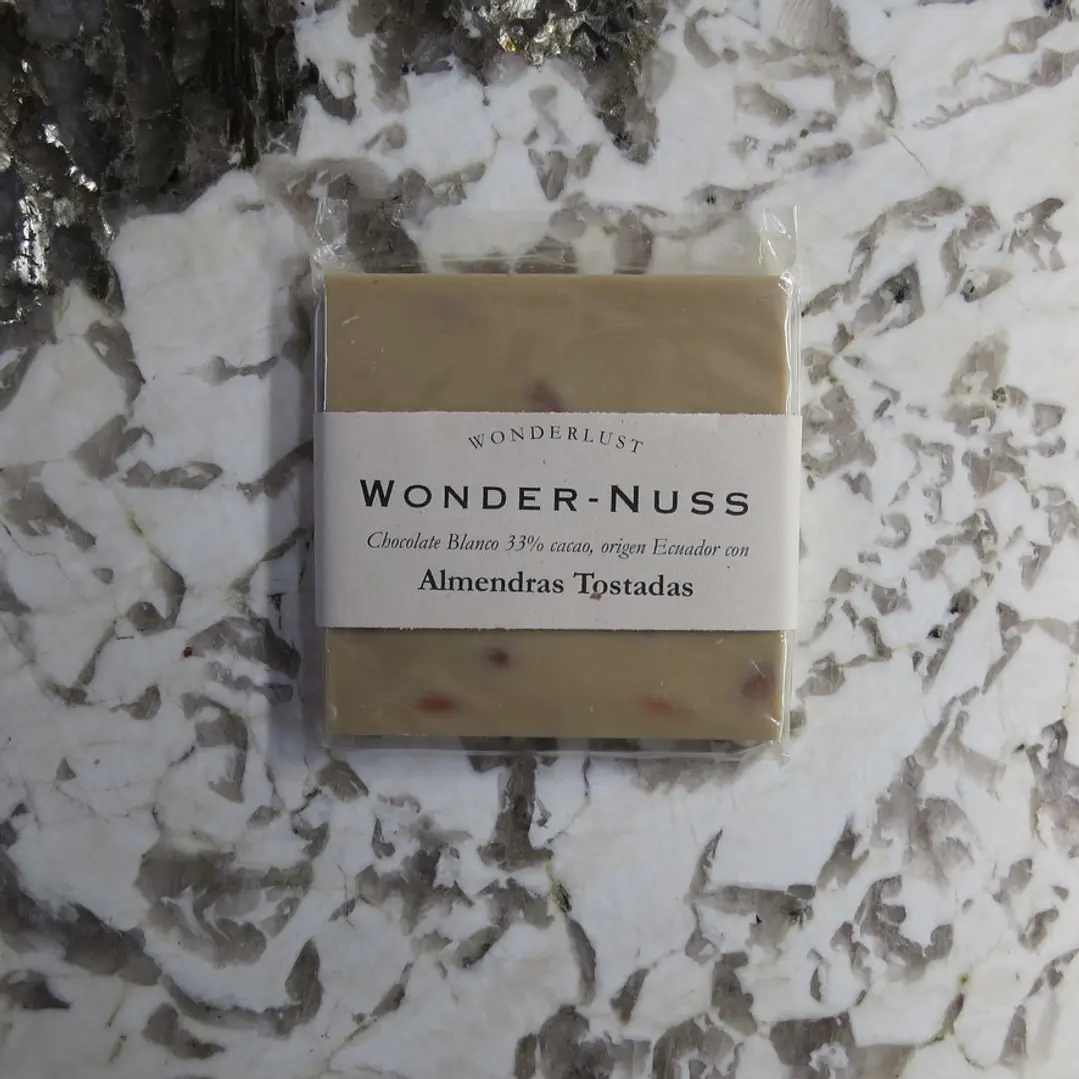 Wonder-Nuss | Almendras y Chocolate Blanco 33% cacao | 100 gr 1