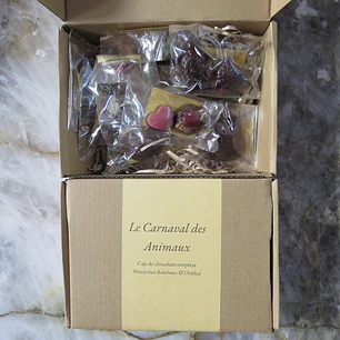 Le Carnival des Animaux: bombones en formas de animales