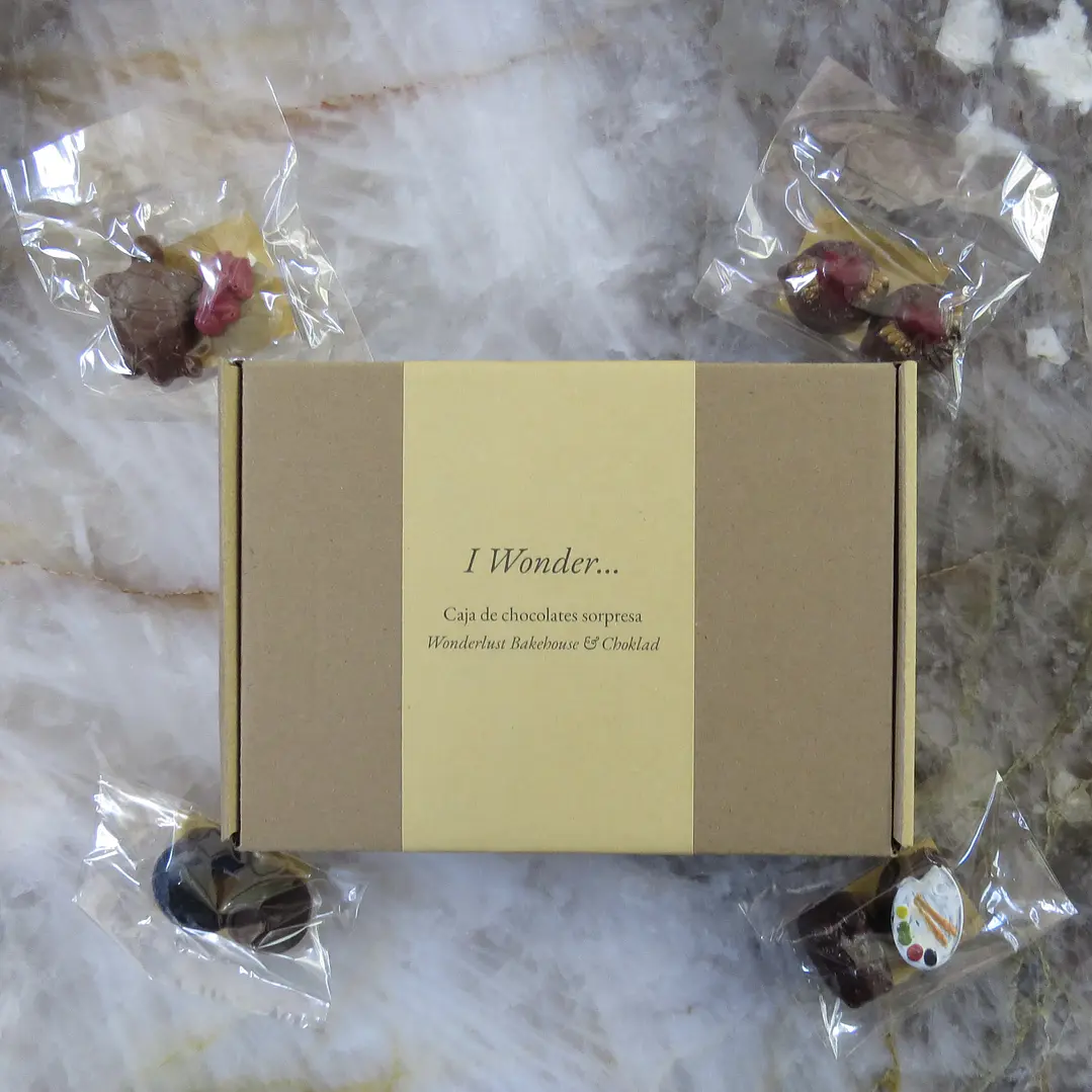 I Wonder: Barra de chocolate sorpresa | 300gr  2