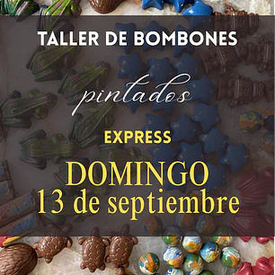 Taller de Chocolatería Express: Bombones Pintados: Domingo 13 de septiembre.