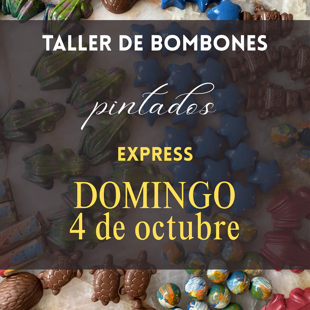 Taller de Chocolatería Express: Bombones Pintados: Domingo 4 de octubre. 1