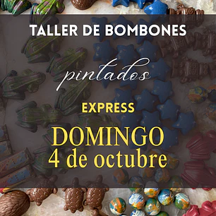 Taller de Chocolatería Express: Bombones Pintados: Domingo 4 de octubre.
