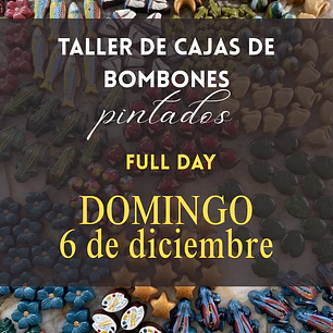Taller de Chocolatería Full Day: Domingo 6 de Diciembre