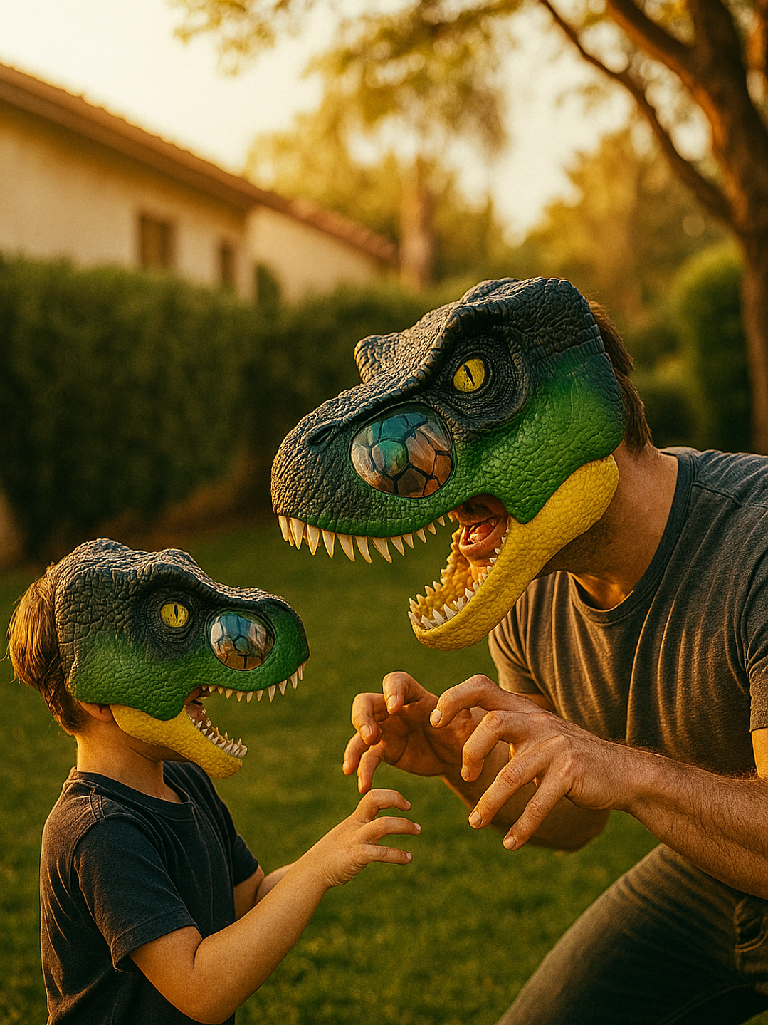 Máscara articulable de Dinosaurio 2