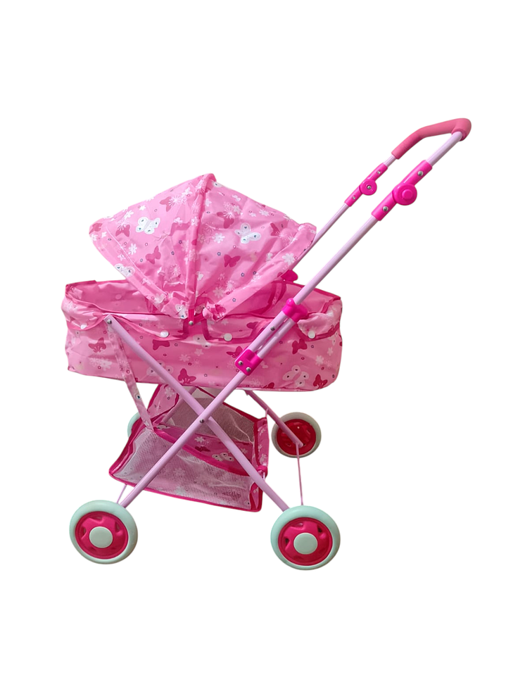 Coche-moisés grande 2 en 1 para muñecas 4