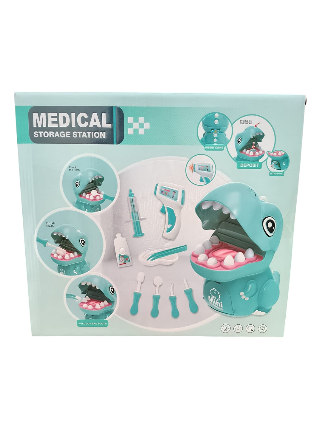 Dinosaurio dentista/alcancía grande 3