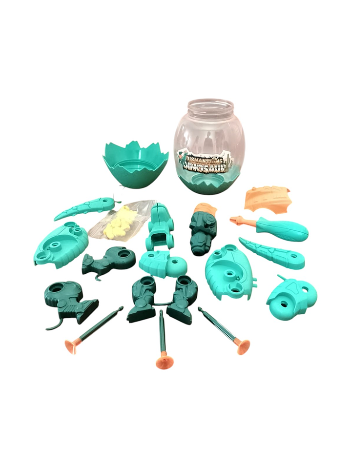 Huevo Dinosaurio armable con lanza-dardo 5