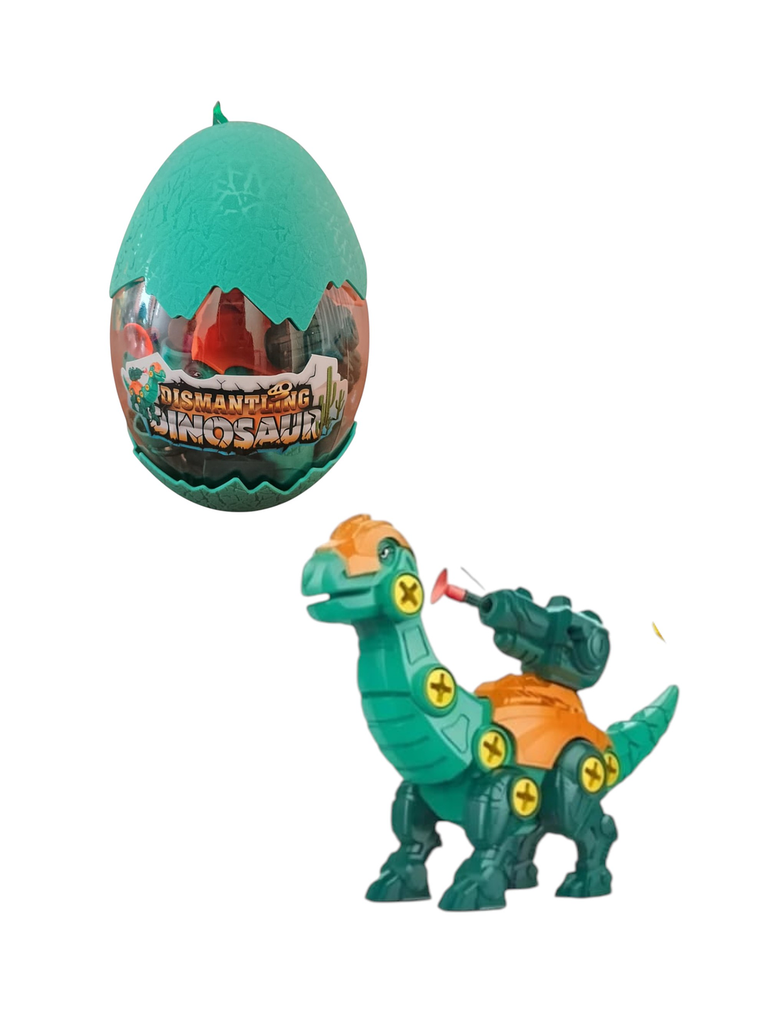 Huevo Dinosaurio armable con lanza-dardo 1