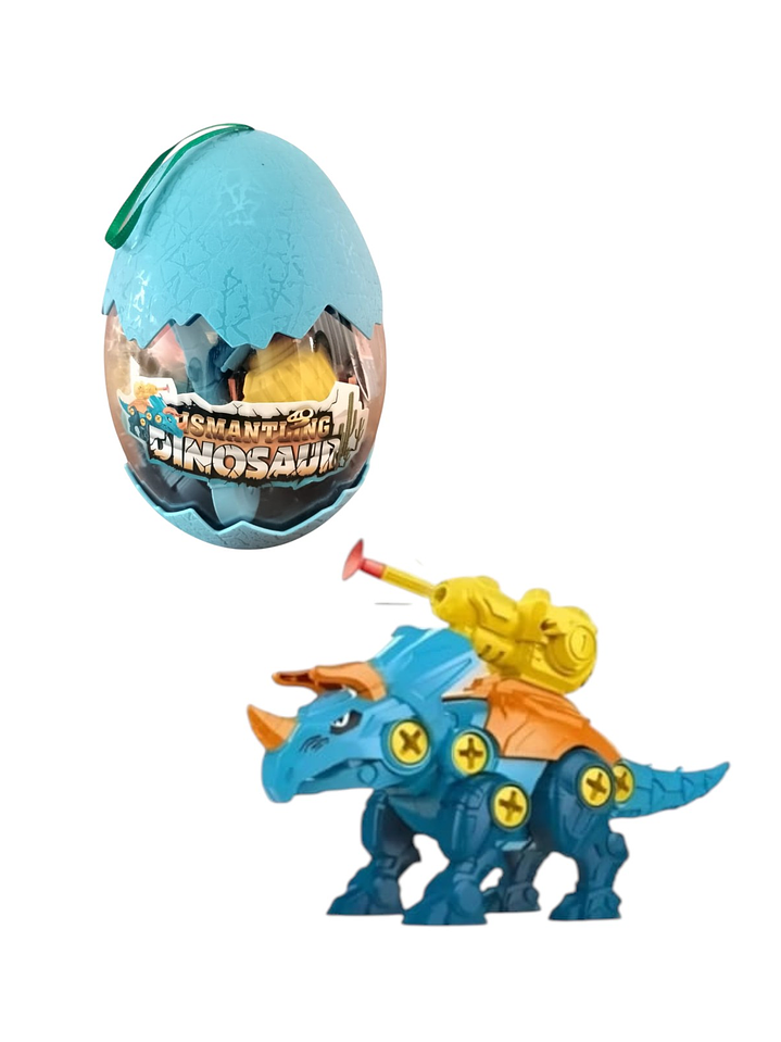 Huevo Dinosaurio armable con lanza-dardo 4
