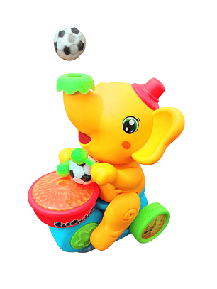 Elefante malabarista de circo