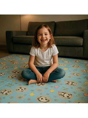 Alfombra reversible antideslizante gigante 2 m x 1.80 m