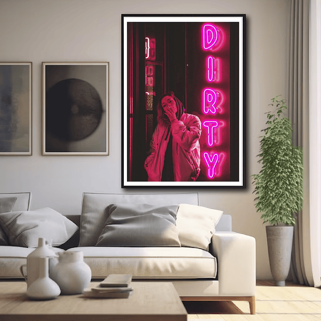 Quadro Neon Dirty 2