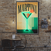 Quadro Bar Restaurante Neon Martini 2