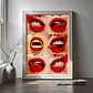 Quadro decorativo neon bocas - Thumbnail 1
