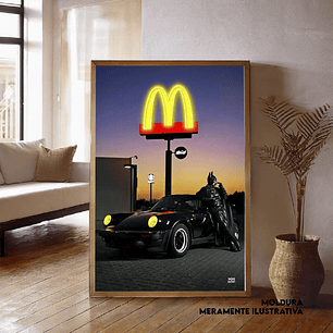 Quadro decorativo neon Mcdonalds