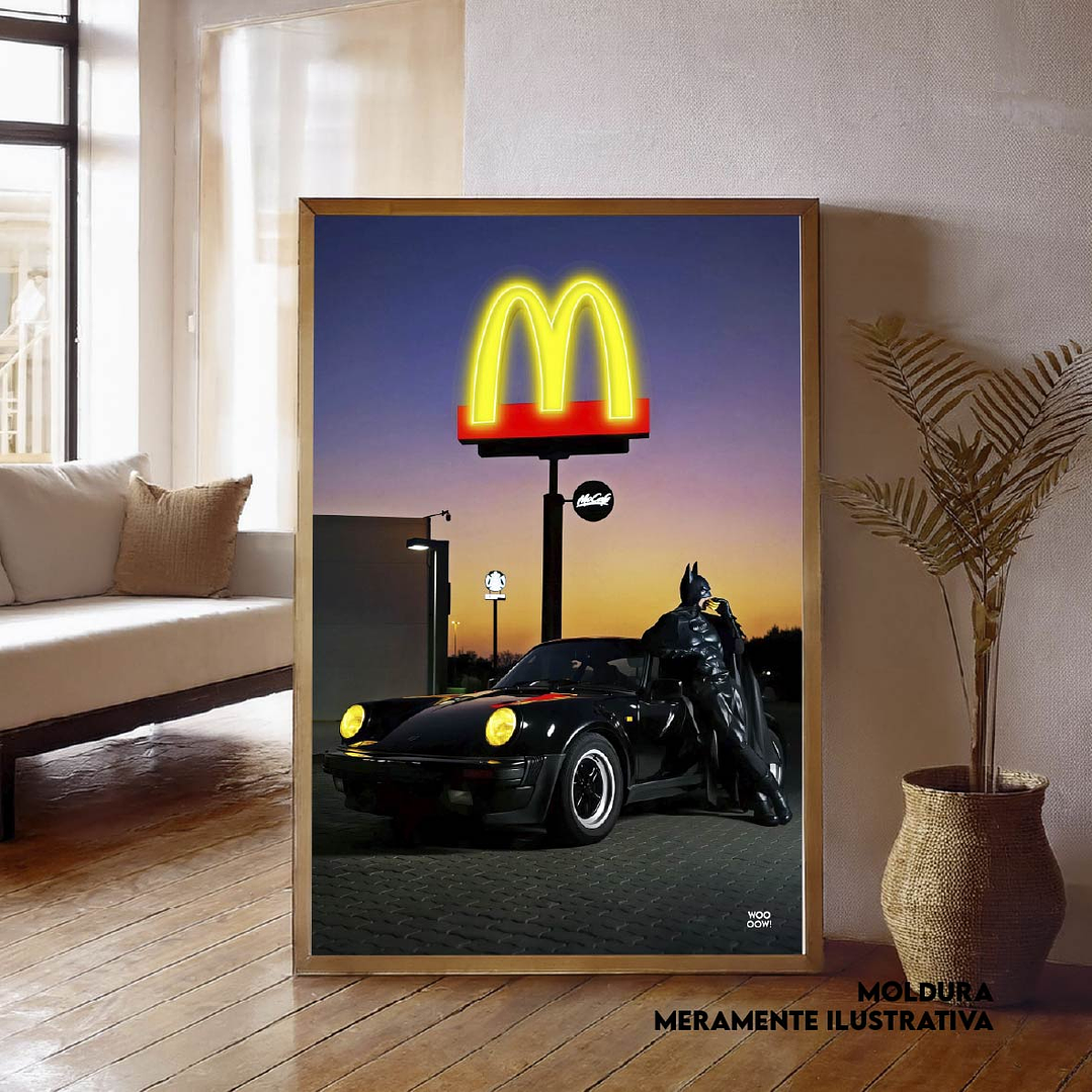 Quadro decorativo neon Mcdonalds 1
