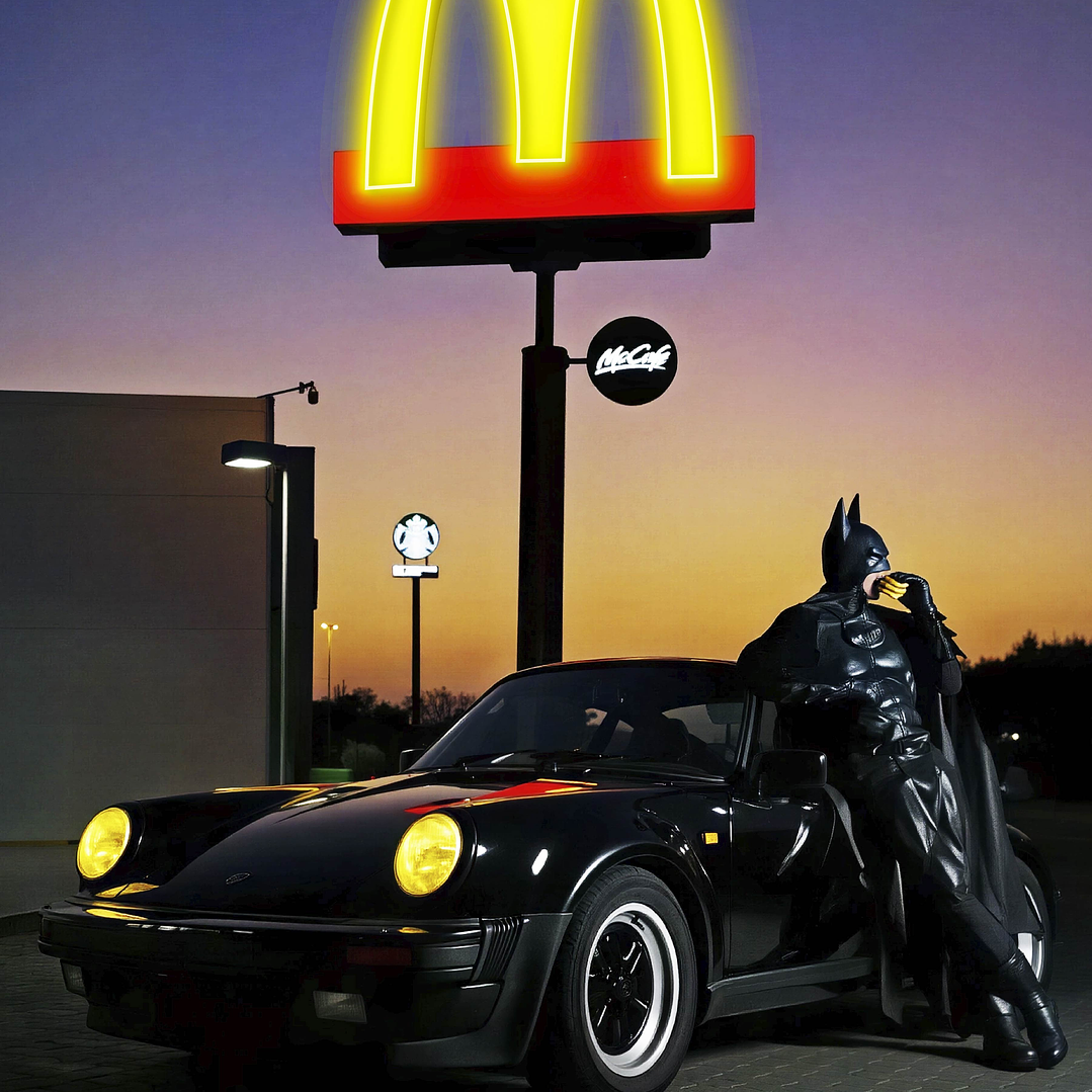 Quadro decorativo neon Mcdonalds 2