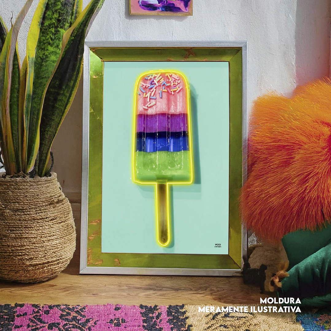 Quadro decorativo neon Picole 1