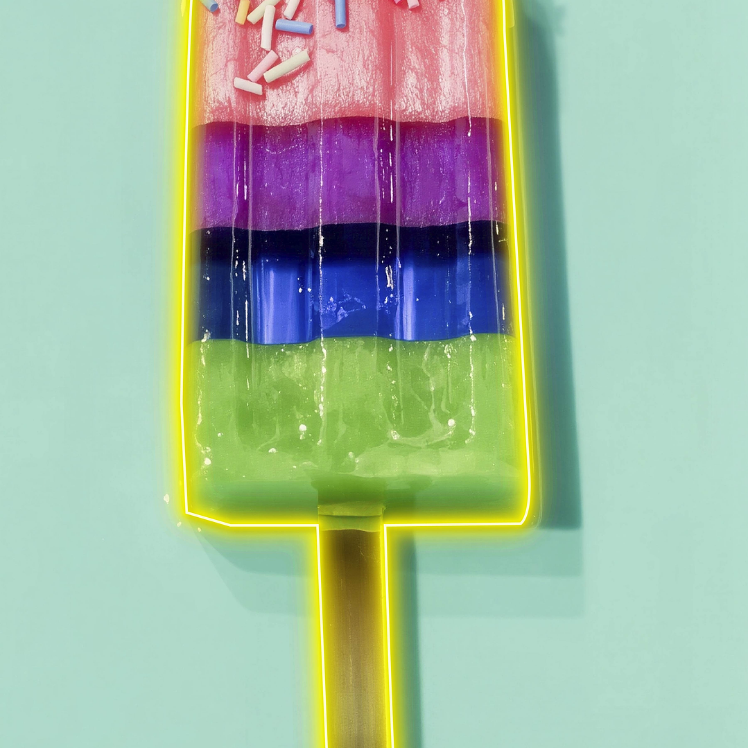 Quadro decorativo neon Picole 2