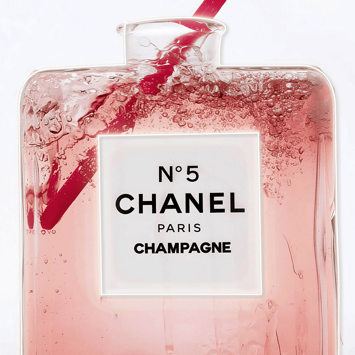 Quadro decorativo neon chanel nº5 2