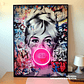 Quadro decorativo neon brigitte bardot - Thumbnail 1