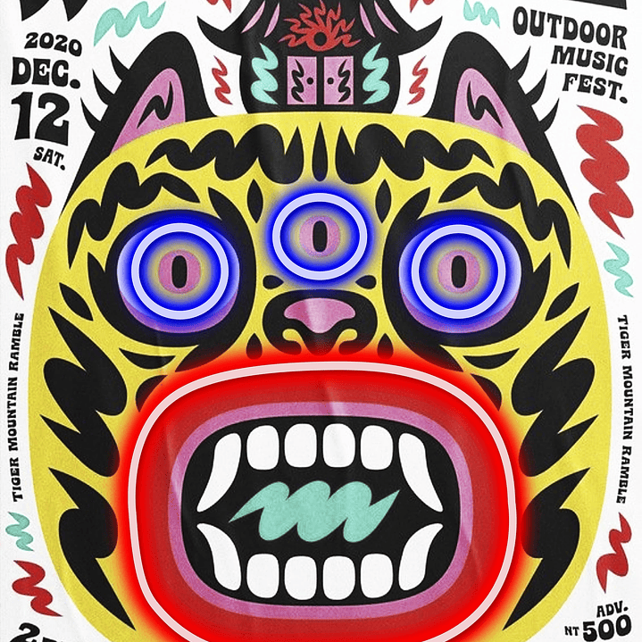 Quadro decorativo neon mulher japão 2