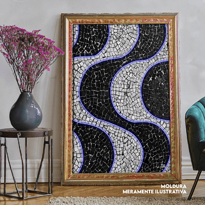 Quadro decorativo neon ipanema