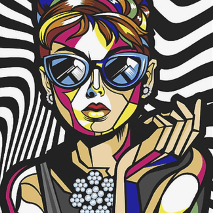 Quadro decorativo neon women vetror 2