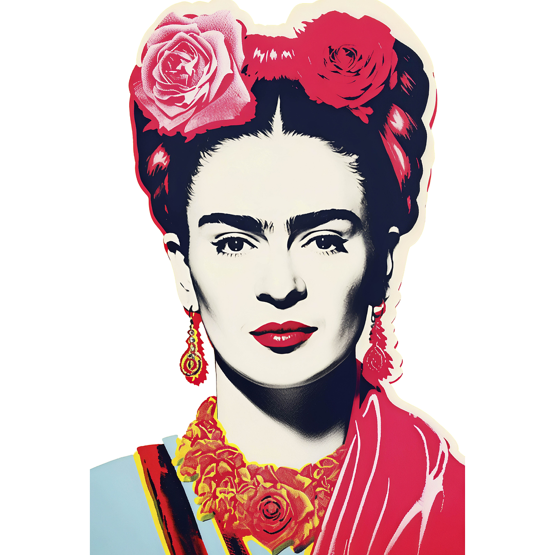 T-shirt woooow Frida Kahlo 2