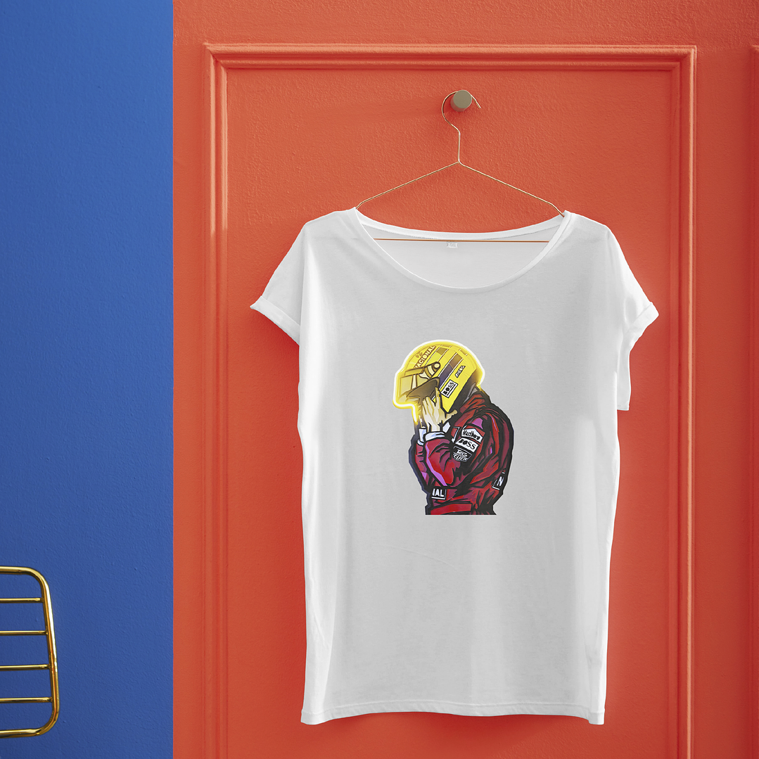 T-shirt woooow Ayrton Senna 1