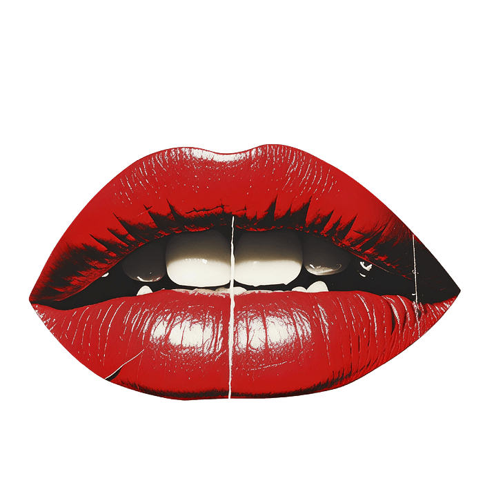 T-shirt woooow lábios 2