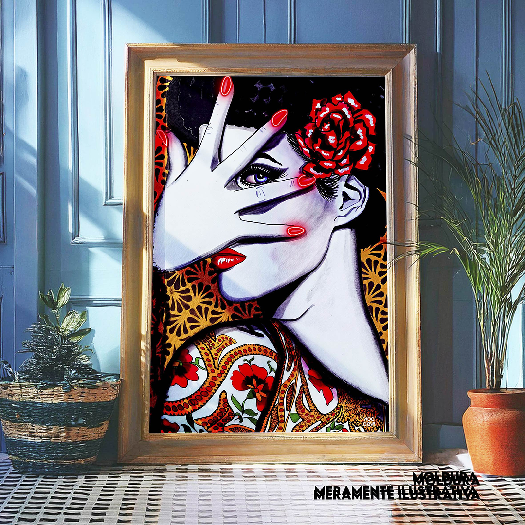 Quadro decorativo neon sevilha 1