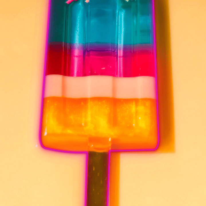 Quadro decorativo neon picolé 2 2