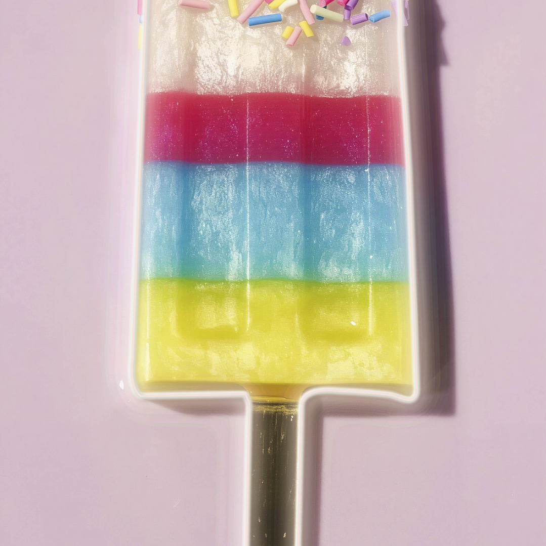 Quadro decorativo neon picolé 3 2